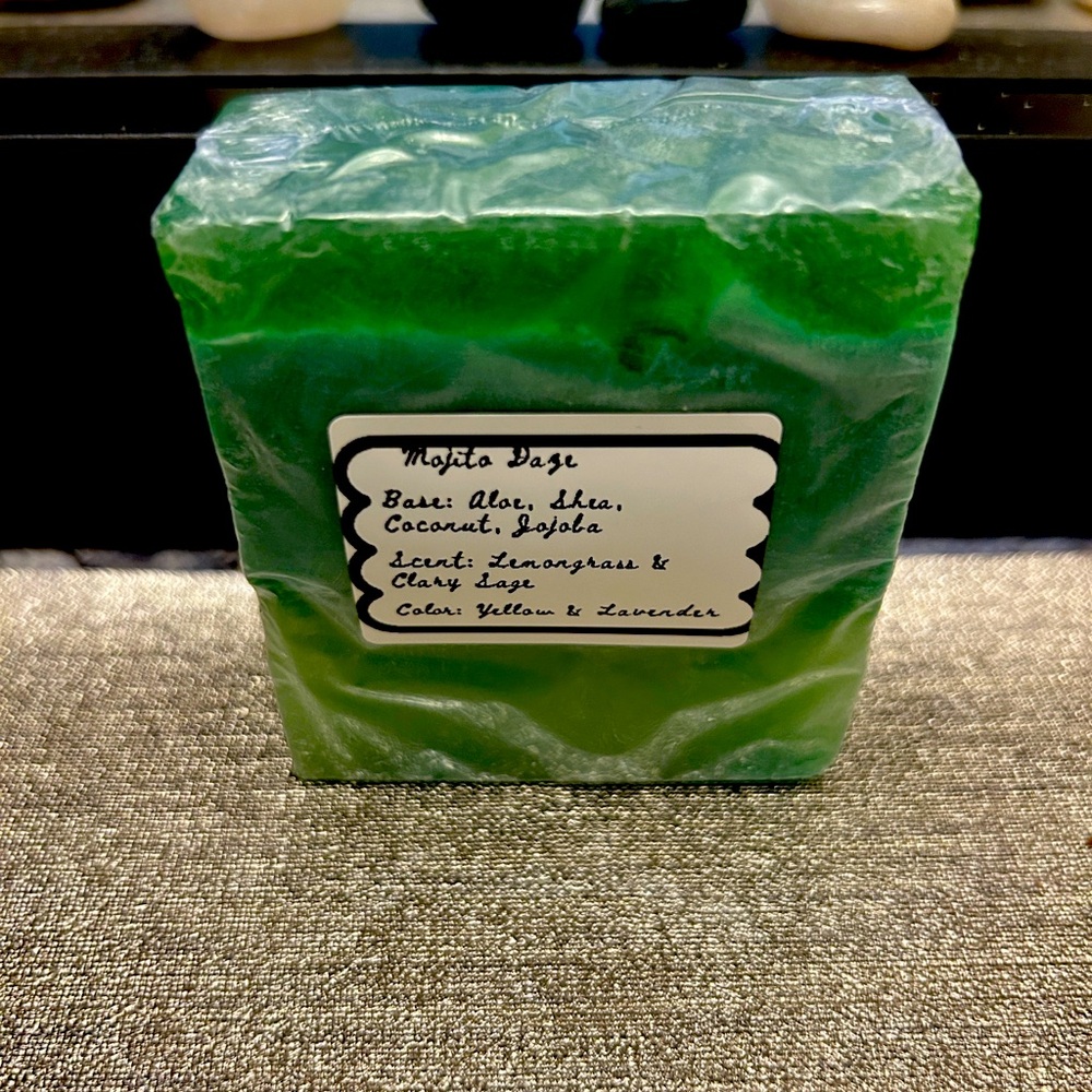 Mojito Daze- Green Handmade Soap